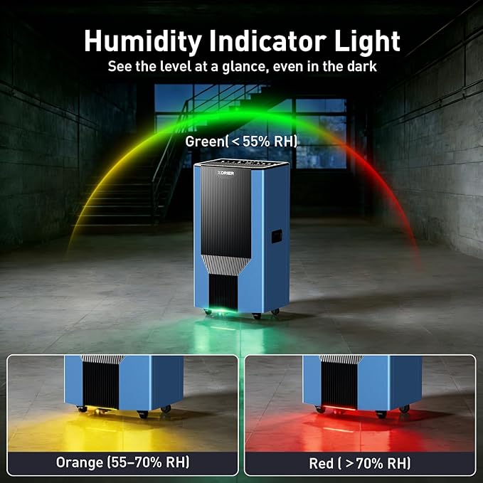 198 Pints Dehumidifier with Pump and Drain Hose - Image 2