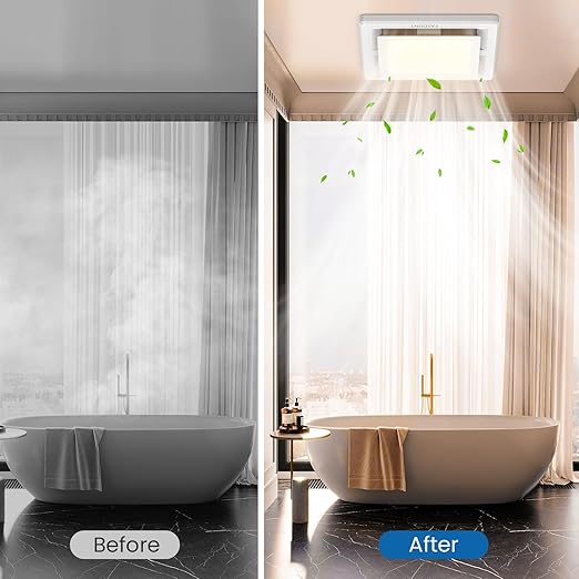FASDUNT 2-in-1 Bathroom Exhaust Fan - Image 6
