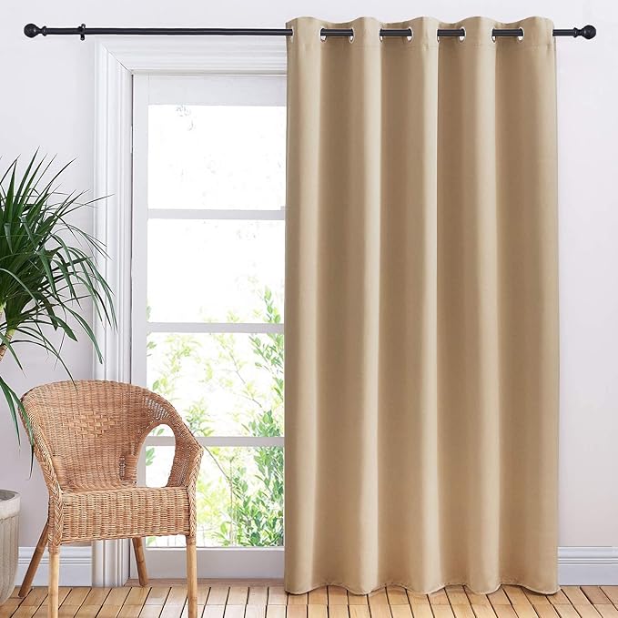 NICETOWN Sliding Door Blinds Window Treatment, Privacy Thermal Drape - Image 2