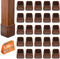 BAIPOK 36Pcs Square Chair Leg Floor Protectors by BAIPOK