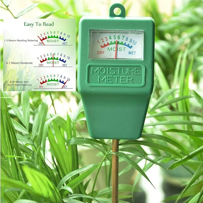 Soil Moisture Meter, Long Probe Plant Hygrometer Moisture Sensor Plant Water - Image 3