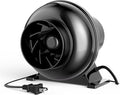 HealSmart 4 Inch Inline Duct Fan, 195 CFM Ventilation Fan, Exhaust HVAC Vent by HealSmart