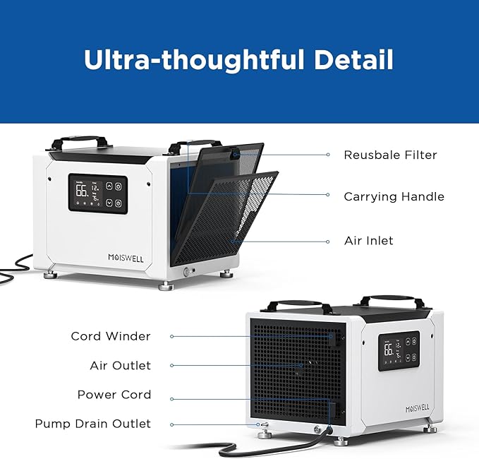 70 Pints Commercial Dehumidifier - Image 6
