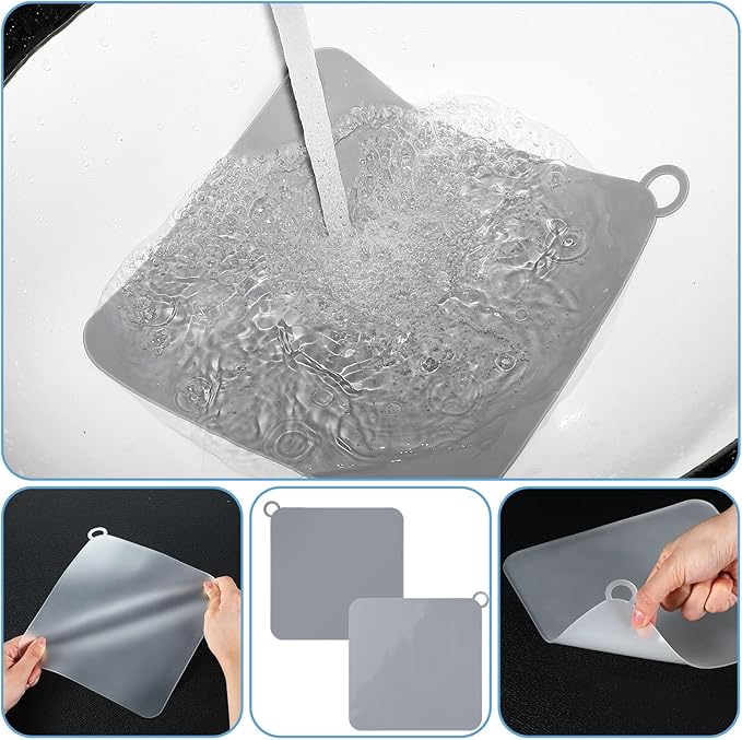 Yinkin 6 Pcs Drain Covers to Keep Bugs Out Silicone Shower Floor Tub Stoppers - Image 4