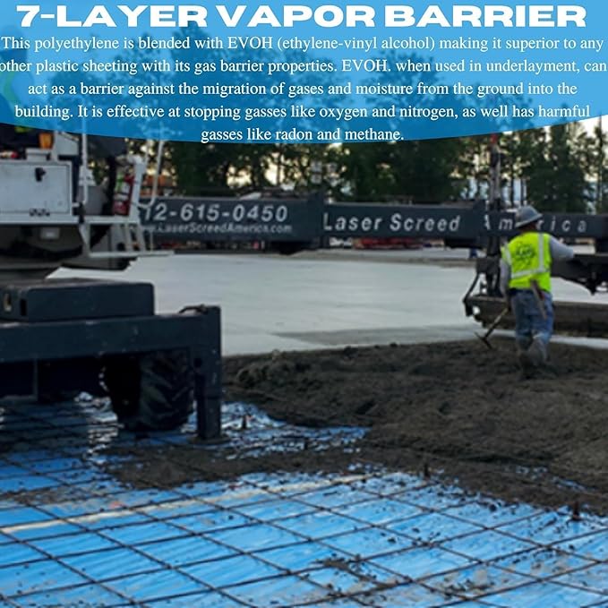 VBS - SEALCORE+ 20 Mil Gas/Radon Barrier - Thick Plastic Sheet - Image 3