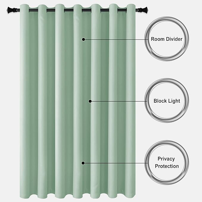 DWCN Blackout Curtain Panel for Bedroom - Image 5