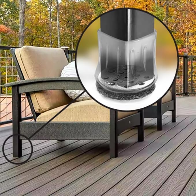 Slipstick GorillaOutdoor Berber Furniture Feet Pads - Image 5