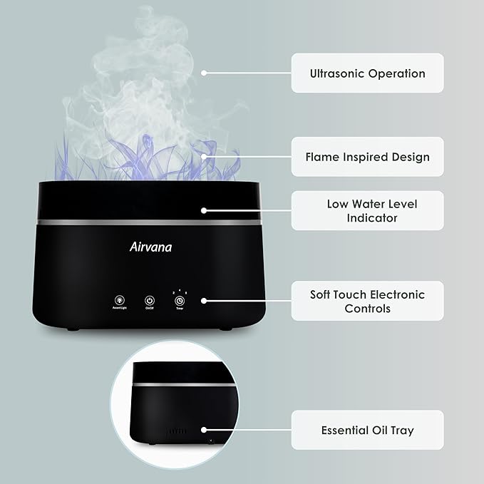 AquaFlame Ultrasonic Humidifier - Image 2