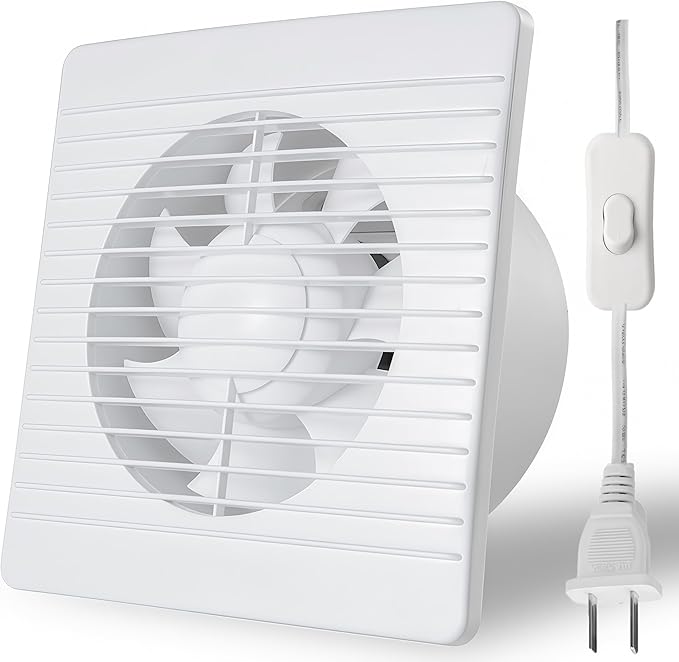 6 Inch Exhaust Fan, 26W Wall Mount Small Ventilation Fan by Aydomer