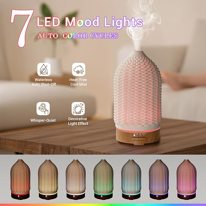 Ultrasonic Essential Oil Diffuser 100ML - Image 3