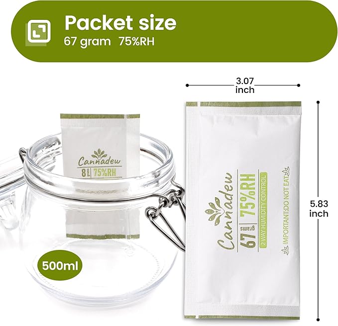 75% Two-Way Humidity Control Packets, 67g – Moisture Absorbers & Hydration - Image 2