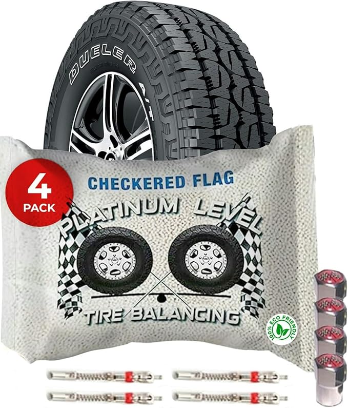Checkered Flag Tire Balance Beads 4-5oz Bags Kit, Balancing Beads, is Compatible by CheckeredFlag