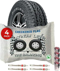 Checkered Flag Tire Balance Beads 4-5oz Bags Kit, Balancing Beads, is Compatible by CheckeredFlag