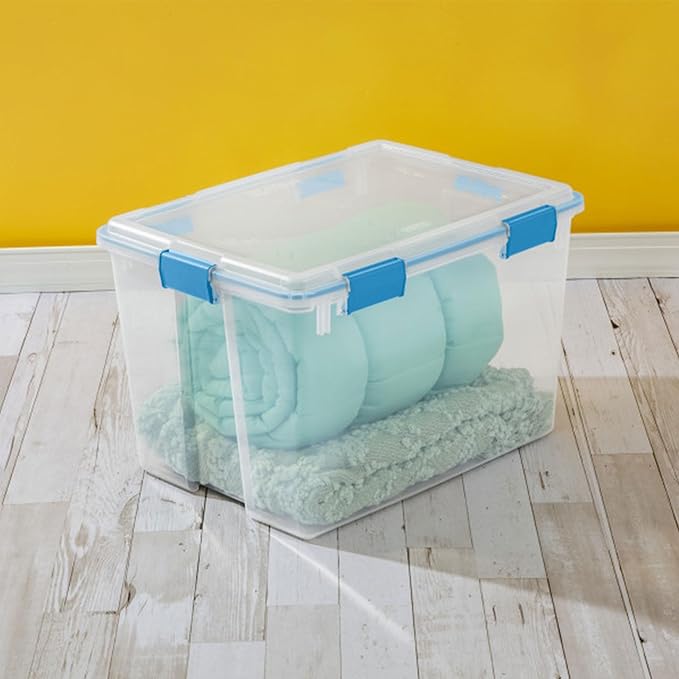 Sterilite 8-Pack Gasket Box, Weather-Resistant Storage Bins - Image 5