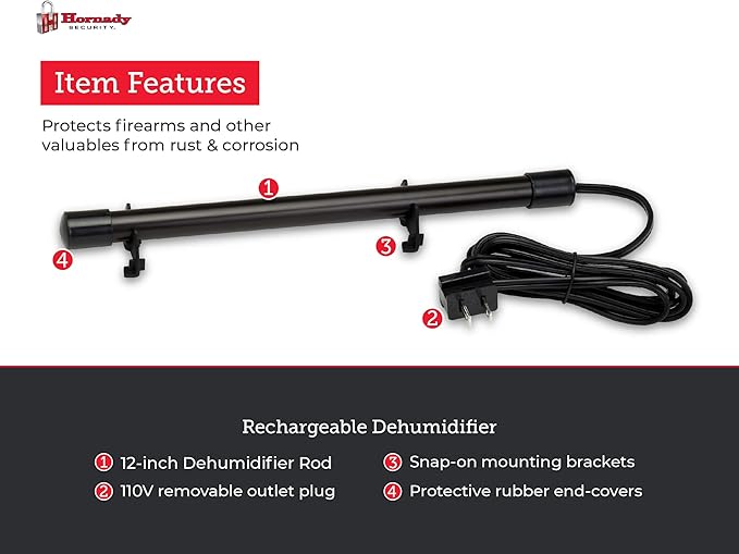 Hornady 95903 Electronic Gun Safe Dehumidifier Rod - Image 3