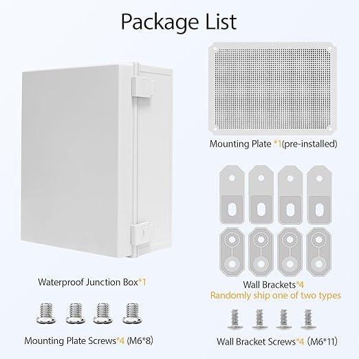 Electrical Box, IP65 Waterproof Dustproof ABS Plastic Enclosure, Outdoor and - Image 7