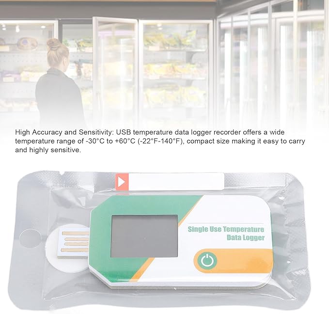 TOPINCN USB Temperature Data Logger Recorder, 000 Points High Accuracy Single - Image 3