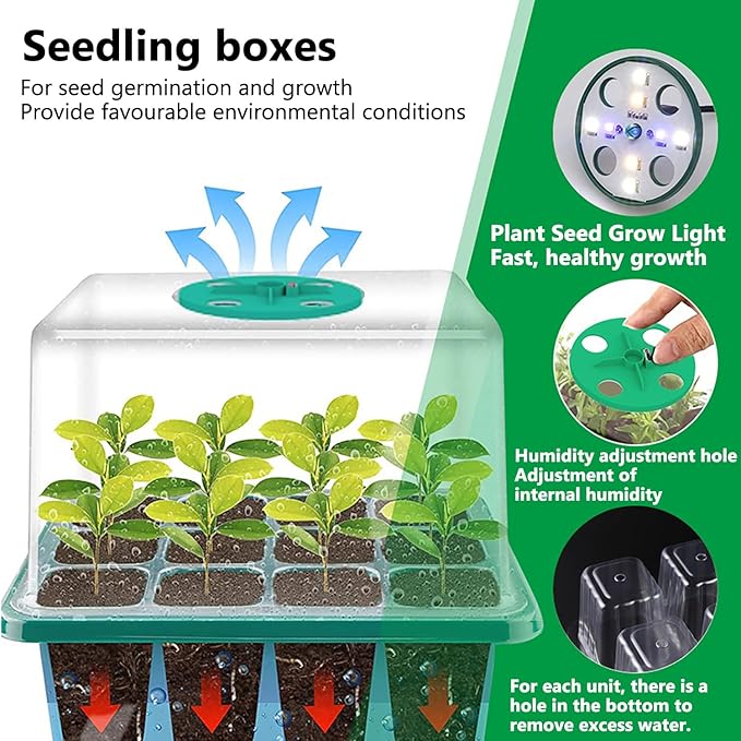 payanwin 6-Pack Seed Starter Tray Kit - Image 2