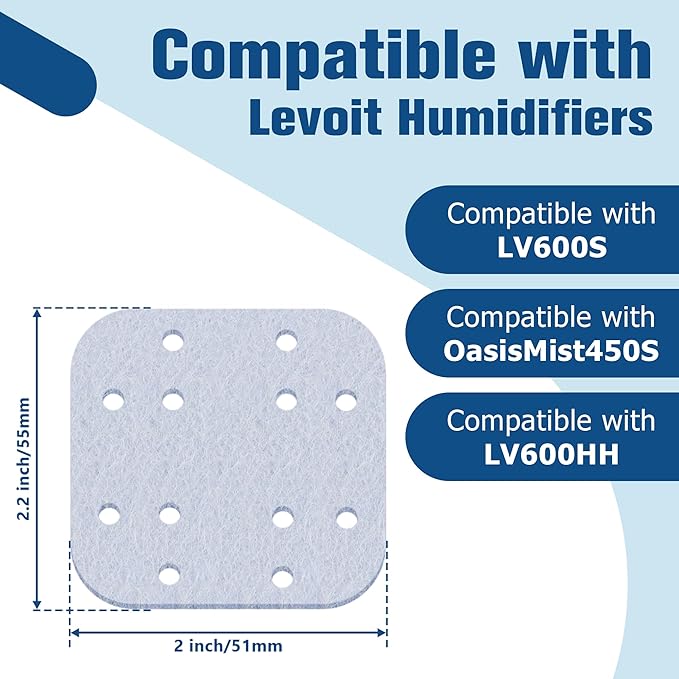 Funmit 20 Pack Humidifier Replacement Filters - Image 2