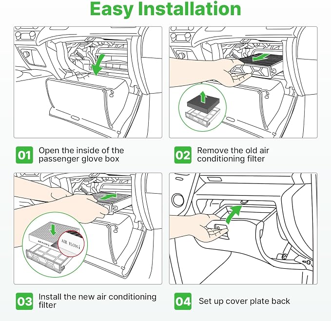 Engine+Cabin Air Filters Fit for 2009-2017 Chevrolet Traverse, 2007-2016 GMC - Image 7