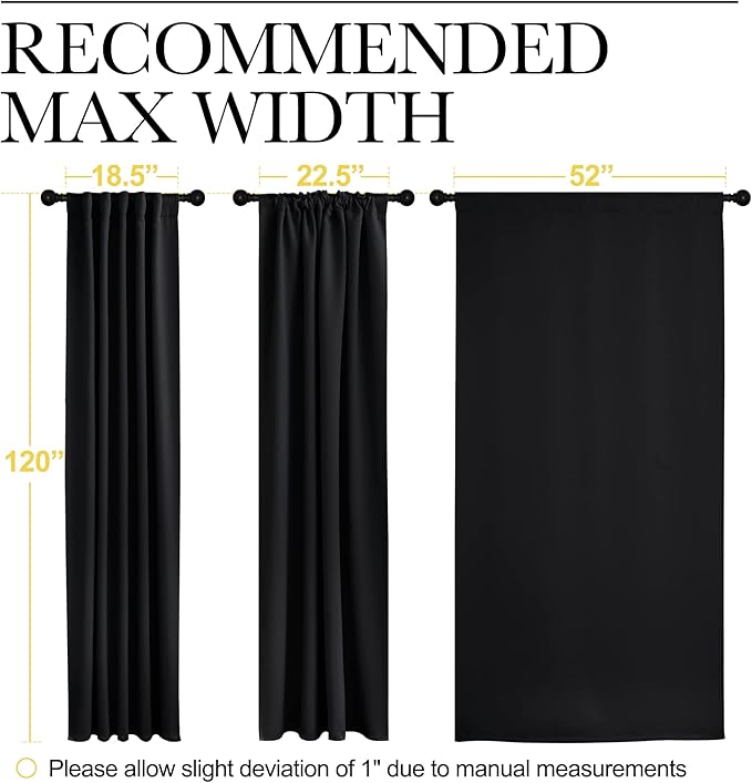 NICETOWN Halloween Blackout Curtains Drapes - Image 7