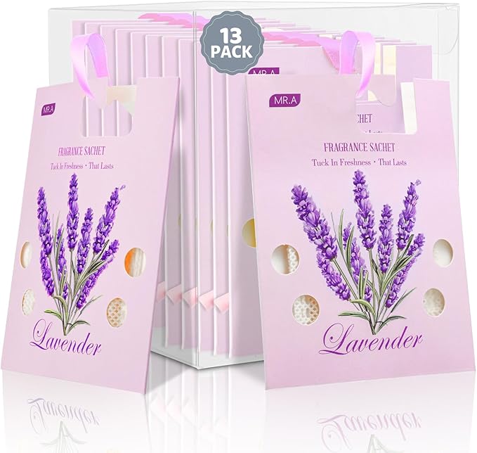 13Packs Lavender Scented Sachets, Fragrance Sachet Bags by MR.A