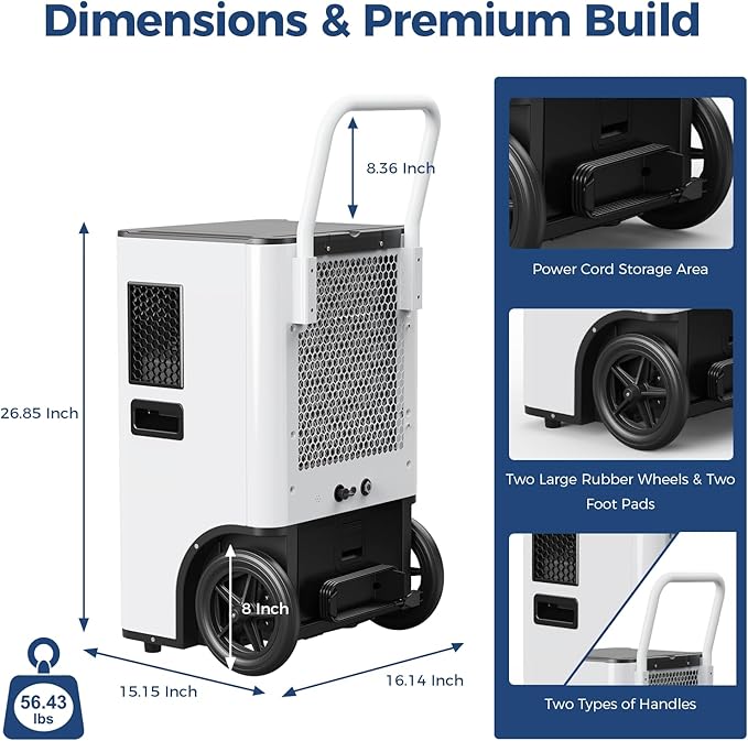 ALORAIR 145PPD Commercial Dehumidifier - Image 7
