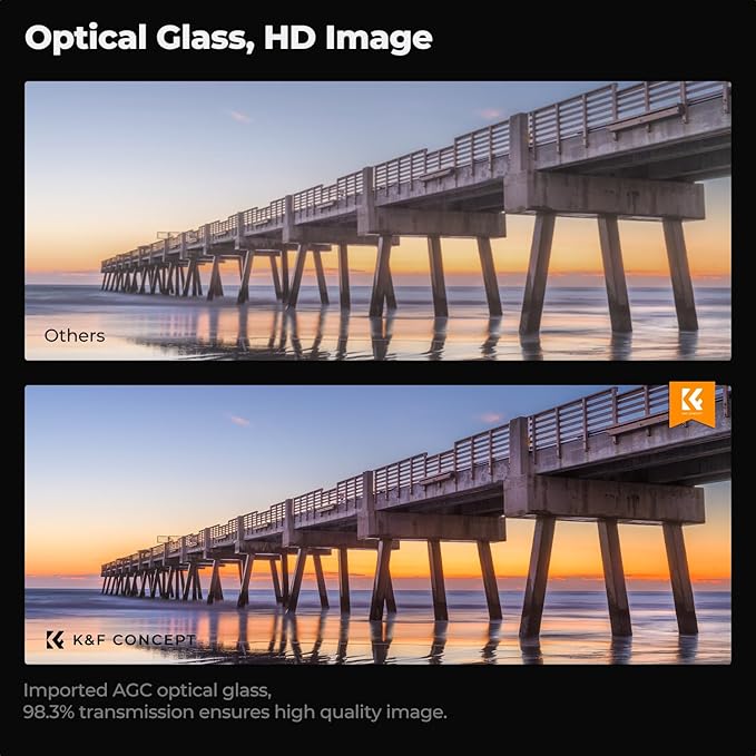 K&F CONCEPT 40.5mm MCUV Lens Protection Filter Ultra Slim 18 Multi-Coating | - Image 4