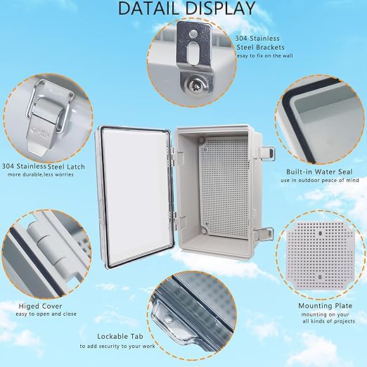 Electrical Box, Outdoor Waterproof Box IP67 Junction Box - Image 3