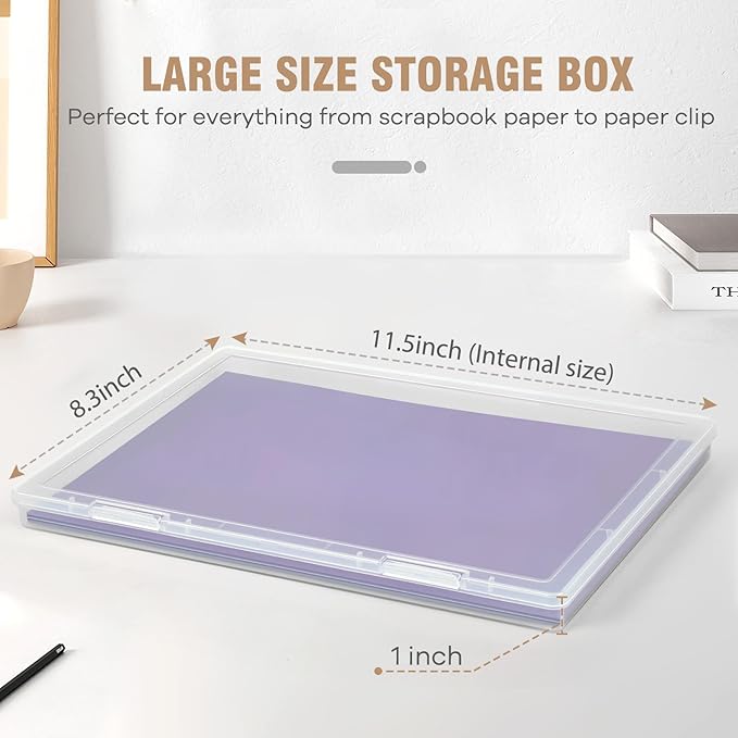 Photo Storage Box, 6 Pack Board Game Storage Containers - Image 2
