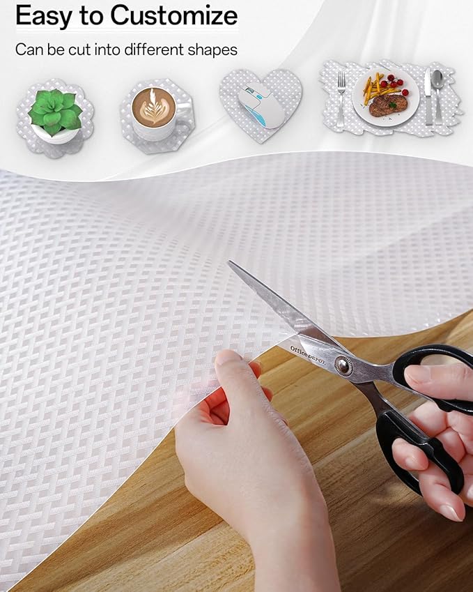 Shelf and Drawer Liner for Kitchen Cabinet, Non-Adhesive 24in x 120in - Image 6