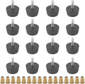 16Pcs M6x20 Medium Hard Rubber Bumper Feet by Rrina