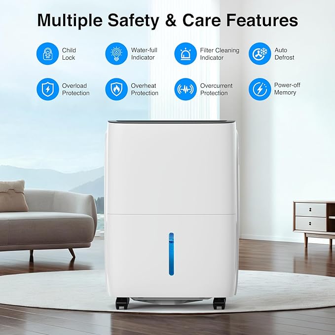 ZAFRO Dehumidifiers for Home and Basement - Image 3