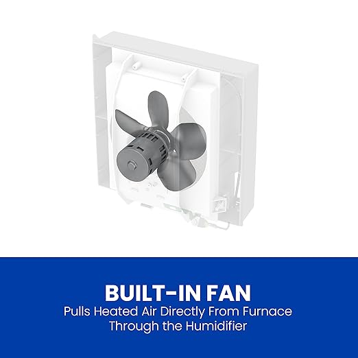 AprilAire 700 Whole-House Humidifier, Automatic Fan Powered Furnace Humidifier - Image 2