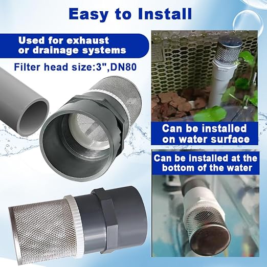 3" Stainless Steel Filter DN80 Suction Strainers Used to Remove Debris and - Image 5