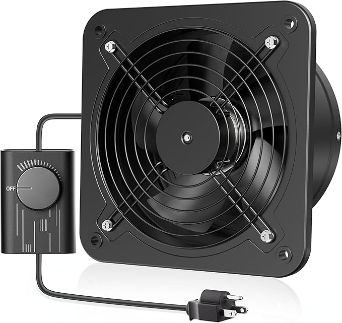 HG Power 8 Inch Exhaust Fan by HGPOWER