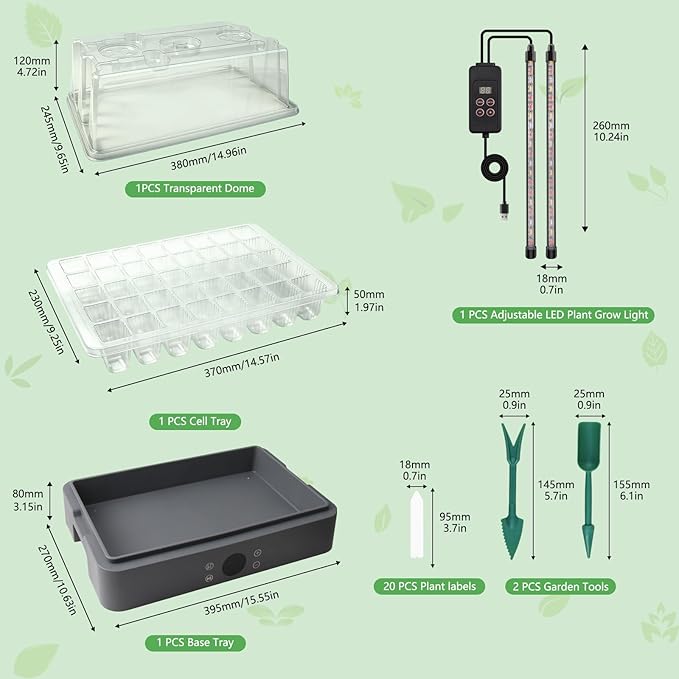 40-Cell Self-Watering Seed Starter Tray - Image 3