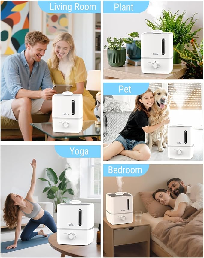 Bear Humidifiers for Bedroom, 2.5L Cool Mist Humidifiers and Oil Diffuser - Image 7