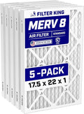 Filter King 17.5x22x1 Air Filter Dust & Allergy Control AC Furnace Filters by FilterKing
