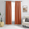 DONREN Patio Door 108 Inches Long Curtain Panels by DONREN
