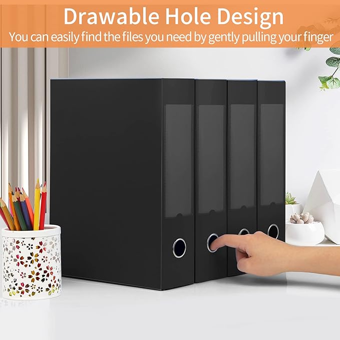 HUA JIE A4 Storage File Boxes Plastic Archives Cases - Image 3