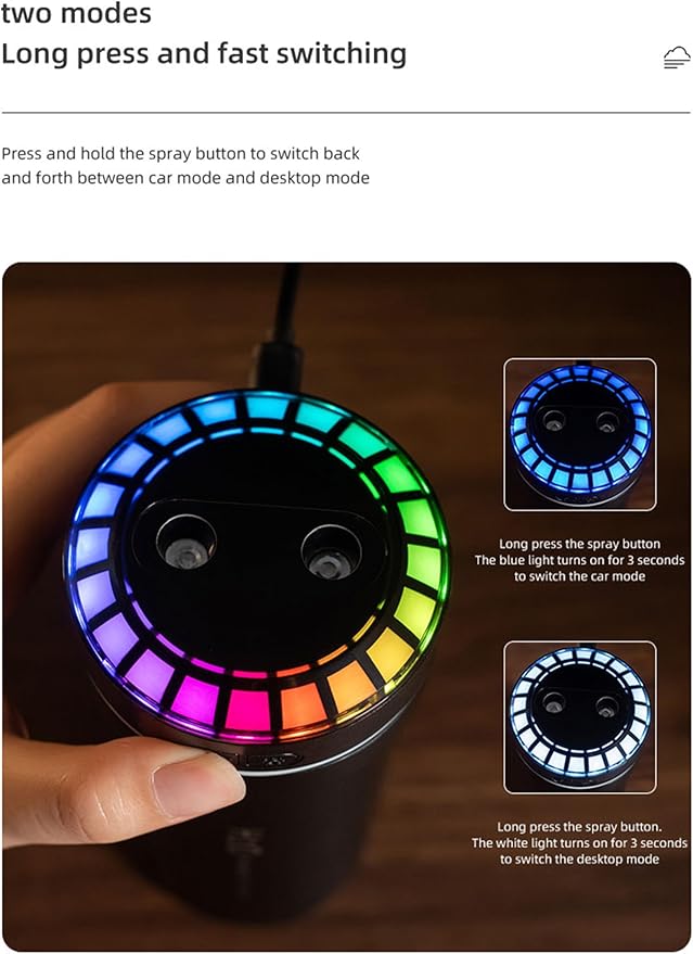 Mini Humidifier Car Diffuser Music Humidifier - Image 3