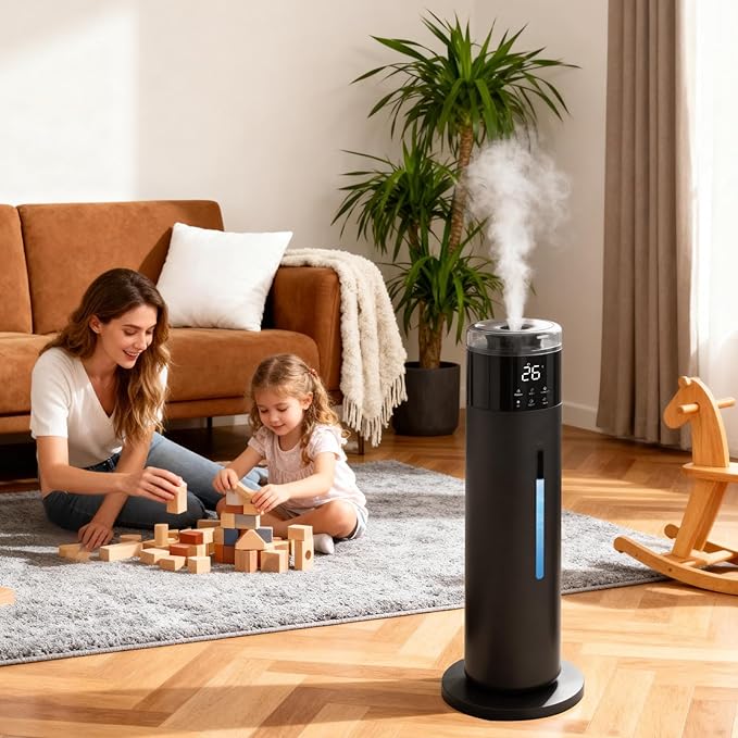 Large Humidifier for Bedroom, 8L/2.1Gal Ultrasonic Cool Mist, Remote control - Image 2