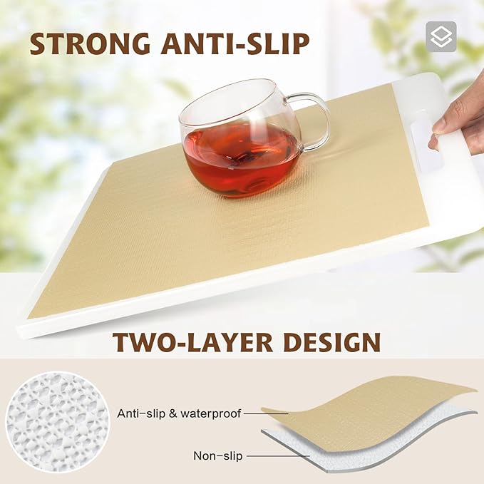 Shelf Liners for Kitchen Cabinets 12in x 20FT, Non Adhesive Drawer Liner Pure - Image 2