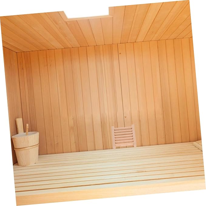 jojofuny Sauna Room Air Vent Grille Panel Humidity Control Wooden Louver - Image 5