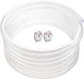 Clear Vinyl Tubing 5/16" ID × 7/16" OD -50 Ft 60PSI, Flexible Plastic Tubing by ProfessionalBrand
