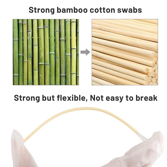 200PCS 6" Long Cotton Swabs - Image 3
