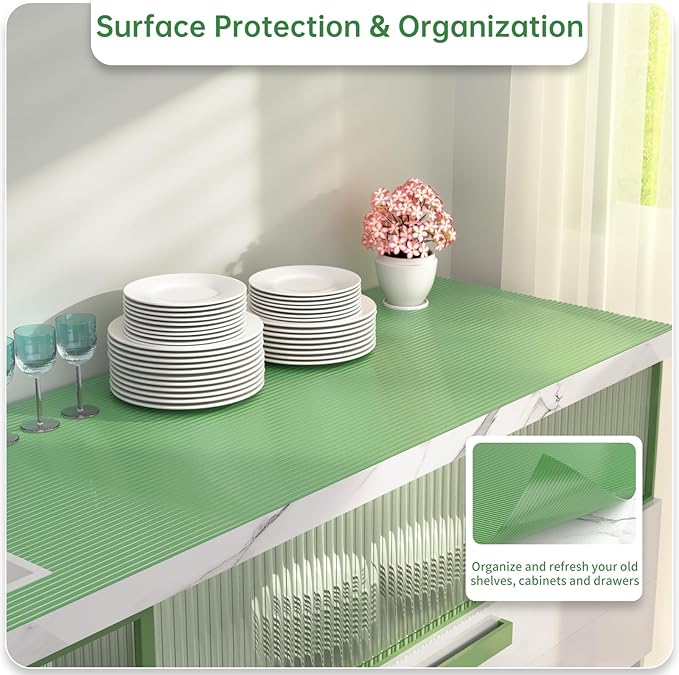 Shelf and Drawer Liner for Kitchen Cabinet, Non-Adhesive 18in x 240in - Image 5