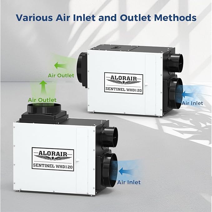 ALORAIR Whole House Dehumidifier, 104 PPD Commercial Grade Whole Home - Image 3