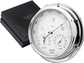 Chrome Barometer with Built-in Hygrometer &Thermometer by TABIC